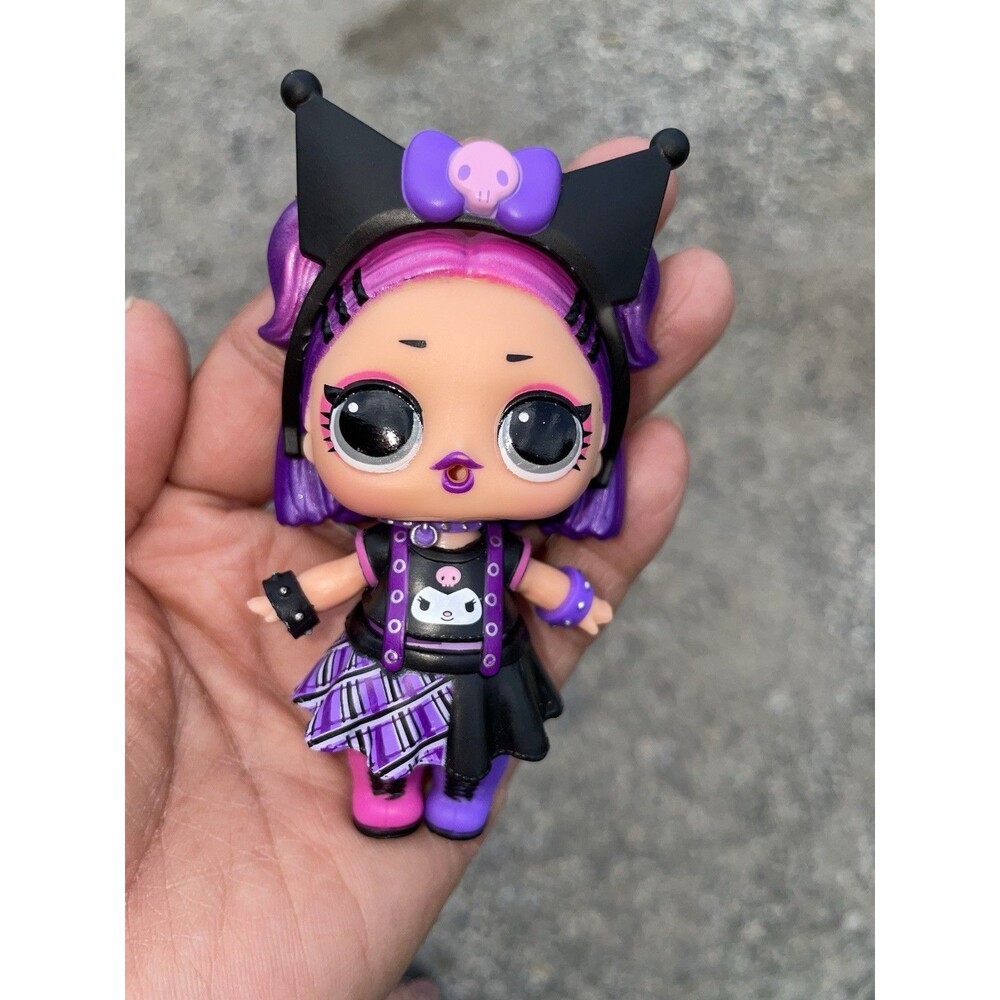 LOL Surprise! Loves Hello Kitty and Friends Doll Kuromi Small Punk Figurine Toy